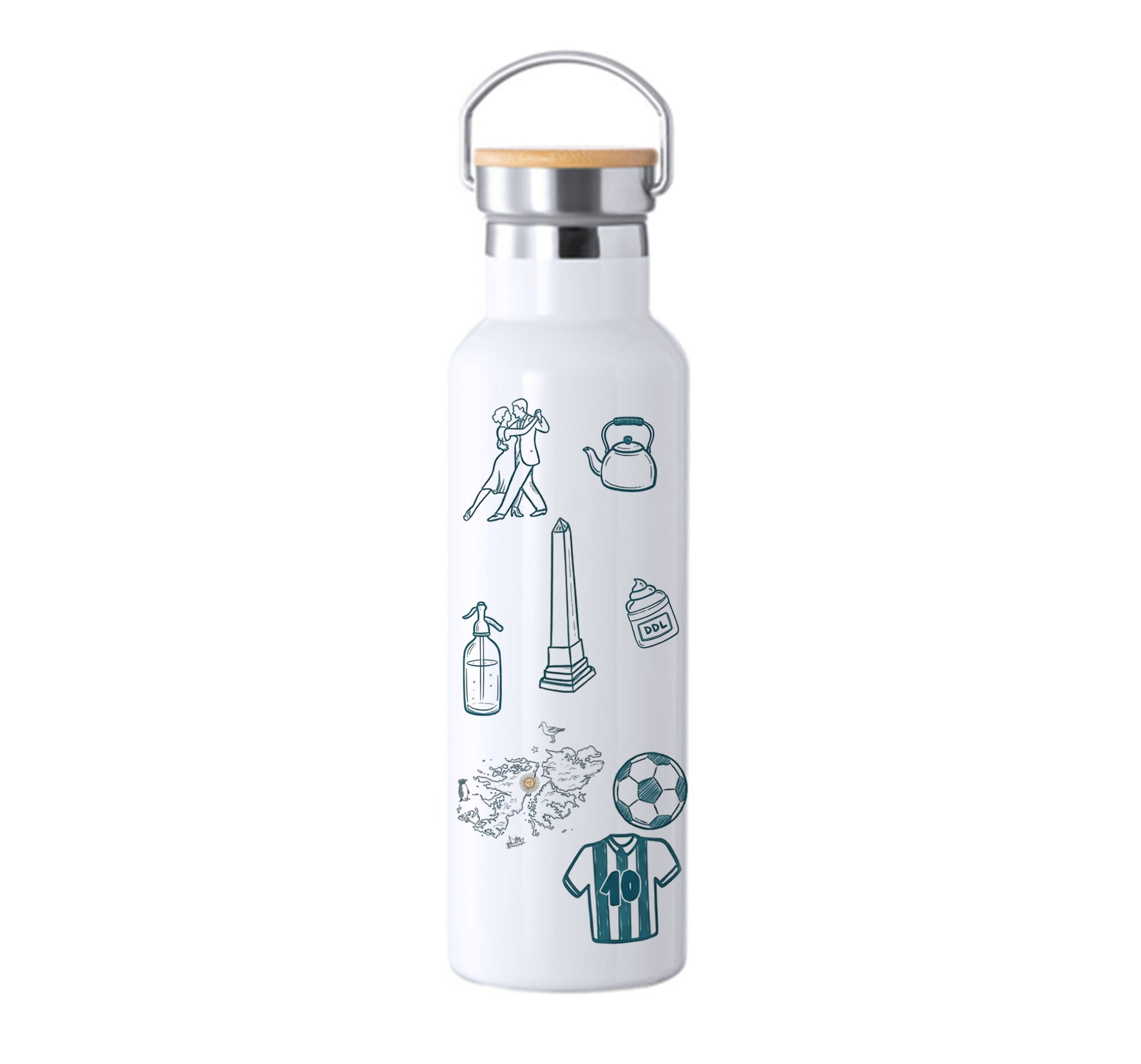 Botella bamboo 600ml - Imagen 3